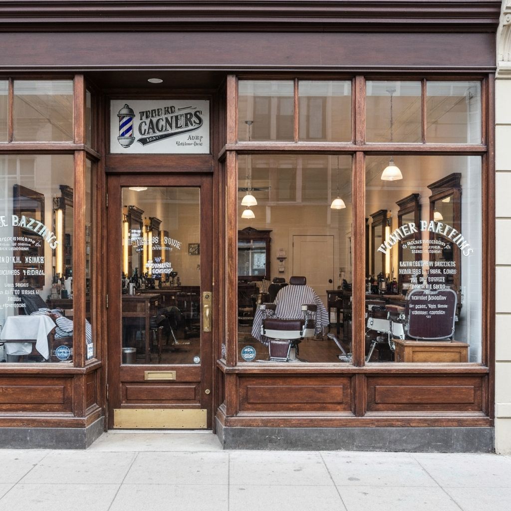 Vintage Barber Co. storefront